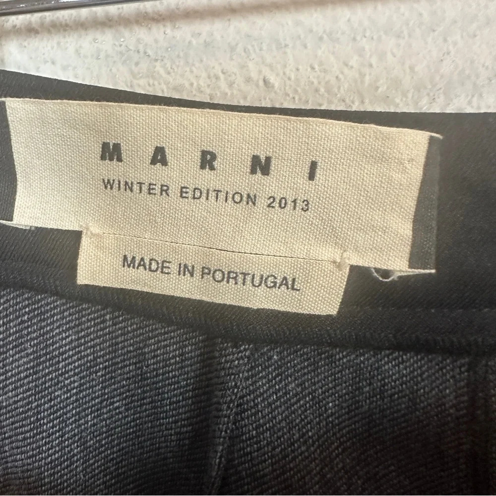 Marni black pleated